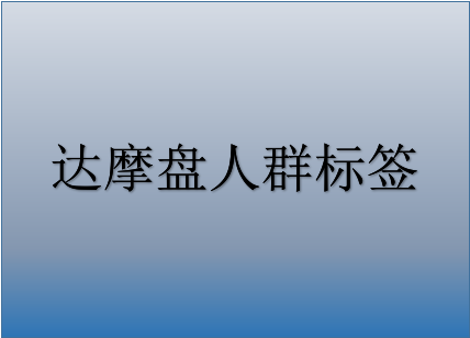 達摩盤人群標(biāo)簽怎么設(shè)定